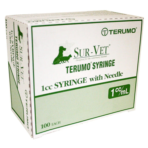 Rx Terumo SUR-VET Syringe w/Needle,  100 count - Rx Terumo SUR-VET Syringe w/Needle, 1cc LS with 25g x 5/8, 100 ct  