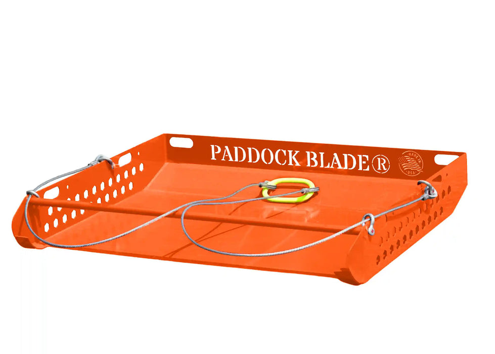 Paddock Blade Horse Manure Collector - Orange  