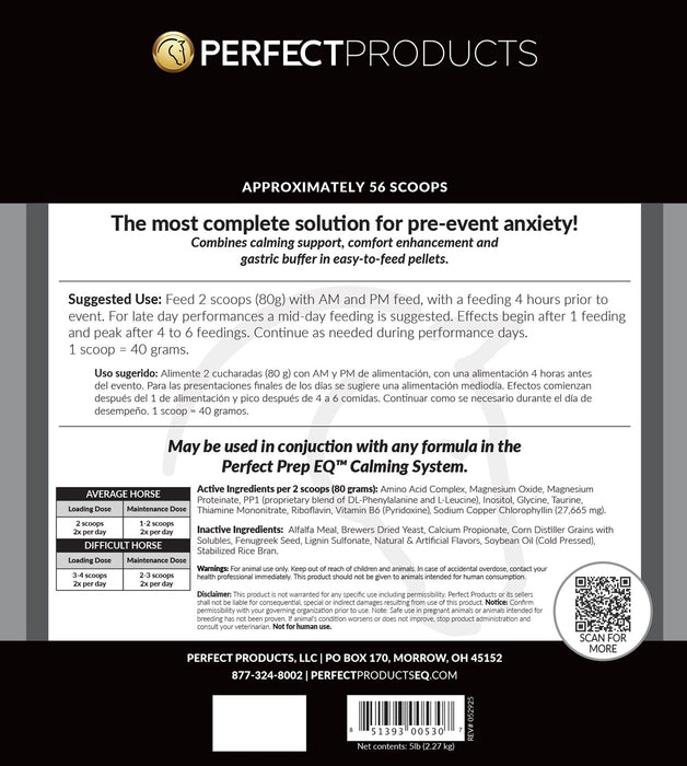 Perfect Prep EQ Sane & Sound Calming Pellets for Horses