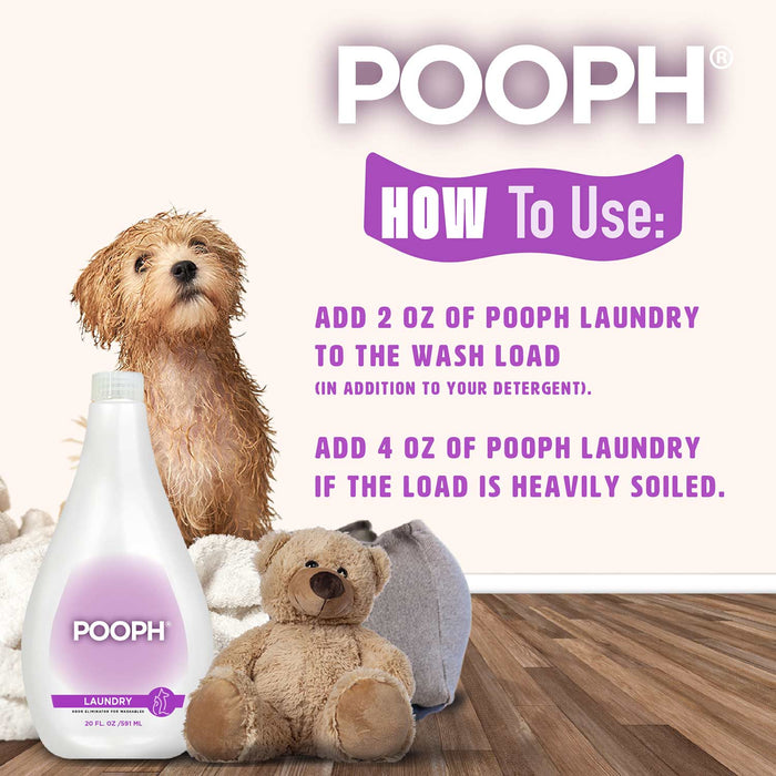 Eliminador de olores para ropa de mascotas Pooph, 20 oz