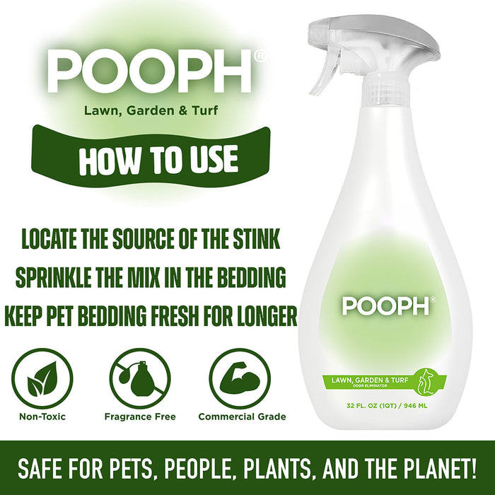 Pooph Lawn, Garden & Turf Odor Eliminator