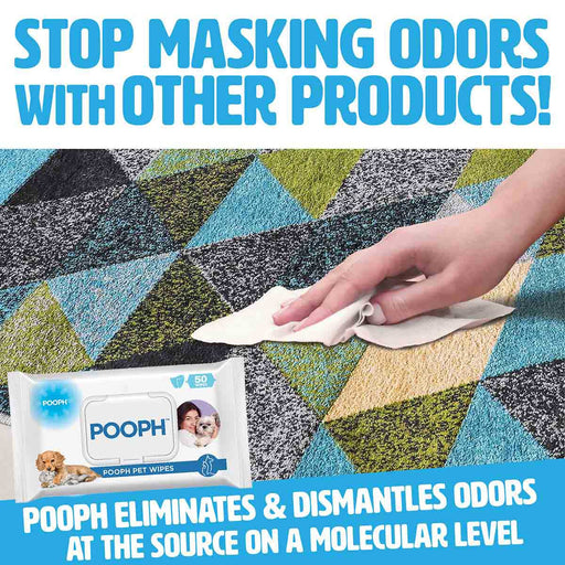 Pooph Pet Wipes Pack, 50 ct - 50 ct 50 ct 