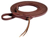 Professional's Choice Ranch Heavy Oil Pineapple Knot Split Reins, 1/2" -   