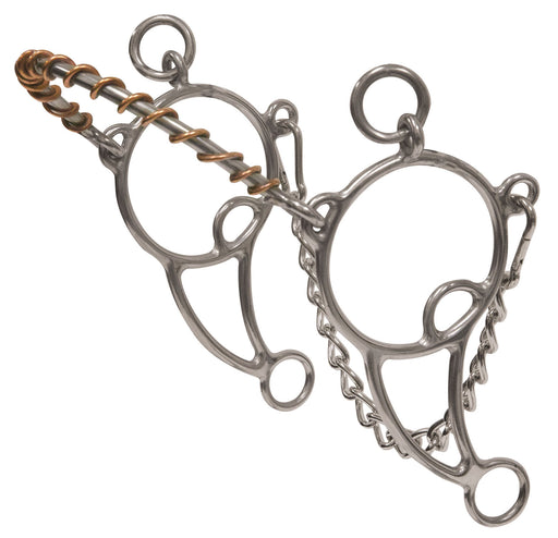 Brittany Pozzi Twisted Wire Hackamore - Stainless Steel  