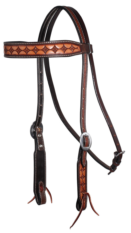 Diamond Browband Headstall - Horse  