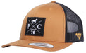 PC 2-Tone Trucker Hat, Caramel/Black -   