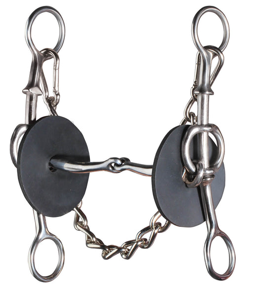 Professional’s Choice Smooth Snaffle Elevation Gag Bit - Stainless Steel  