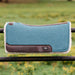 Steam-Pressed Saddle Pad with Fleece Bottom - Pacific Blue  