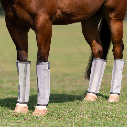 Professional's Choice Deluxe Fly Boots, 4 pack - Charcoal Small 