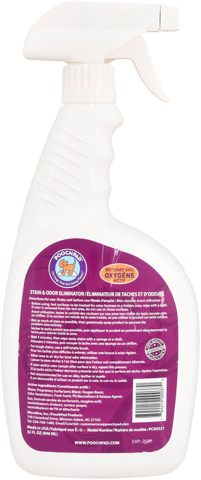 PoochPad Stain and Odor Eliminator, 32 oz -   