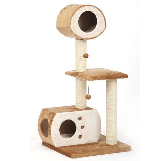 Multi-Level Fleece Cat House -   