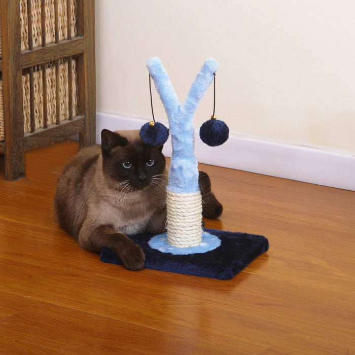 Interactive Cat Toy with Sisal Post -   