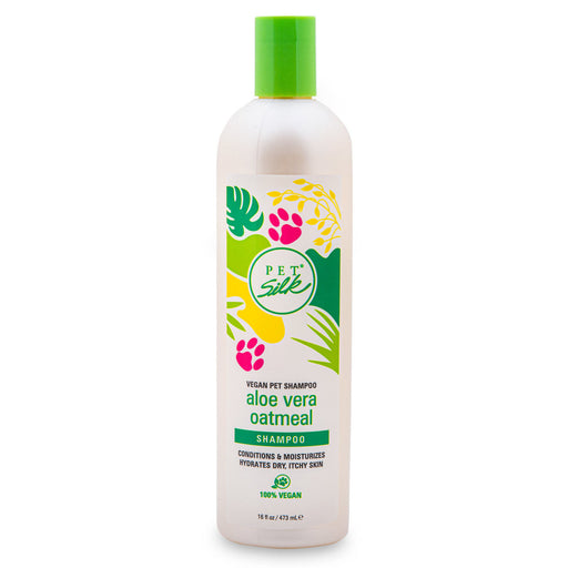 Pet Silk Vegan Aloe Vera Oatmeal Shampoo -   