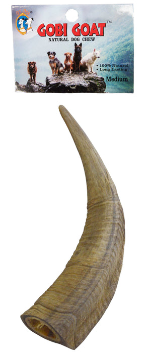 Gobi Goat Horn Natural Dog Chew - Medium  