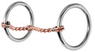 Reinsman Traditional Twisted Copper Loose Ring Snaffle Bit -   