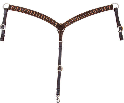 Copper Buckstitch Breast Collar -   