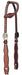 Circle Y Montana One Ear Headstall, Full - Vintage Brown Full 