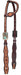 Circle Y Saturn Rising One Ear Headstall, Full - Vintage Brown Full 