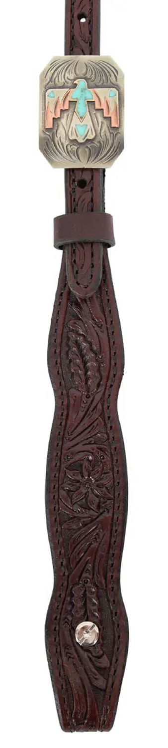 Circle Y Great Oak Browband Headstall, Full - Walnut Full 