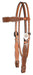 Circle Y Dawson Browband Headstall, Full - Old West Brown Full 