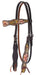 Circle Y Texas Grace Browband Headstall, Full - Chocolate Brown Full 