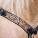 Circle Y Blooming Wild Breast Collar, Full - Vintage Brown Full 