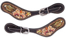 Circle Y Texas Grace Spur Straps, Ladies - Chocolate Brown Ladies 