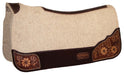 Reinsman APEX Desert Rawhide Roper Wool Saddle Pad, 30" x 30" - Cream 30" x 30" 