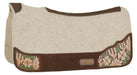 Reinsman APEX Dogwood Desert Roper Saddle Pad, 30" x 30" - Cream 30" x 30" 