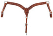 Reinsman Rosewood & Spots Breast Collar, Full - Rosewood Harness Brown Full 