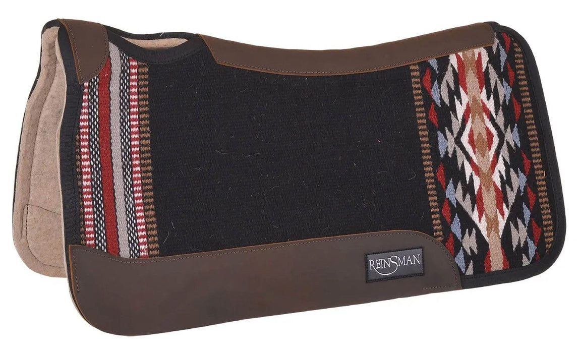 Reinsman Ranahan Wool Saddle Pad - Black  