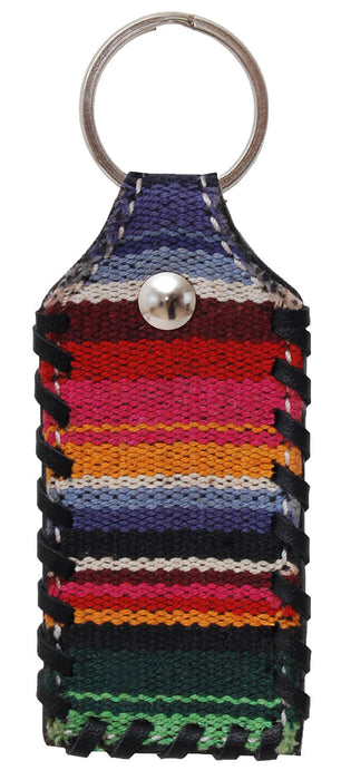 Circle Y Rectangle Key Chain, Serape - Serape  