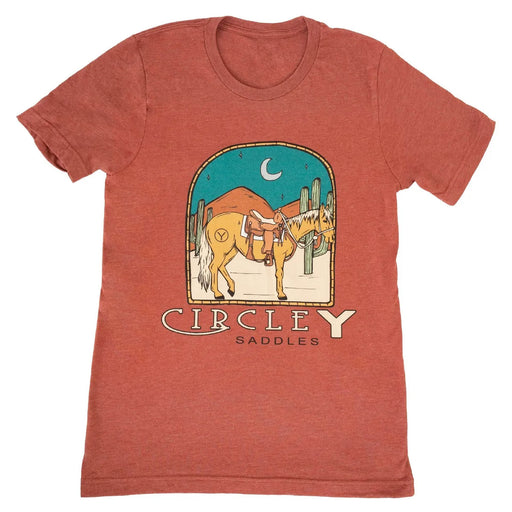 Circle Y Women's Hitching Post Tee - Clay XL 