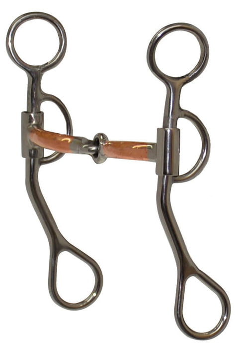 Diamond R Copper Argentine Snaffle -   