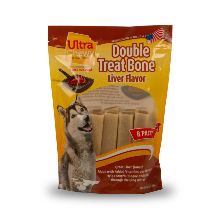 Ultra Chewy Double Treat Bone Value Pack - Liver Liver 