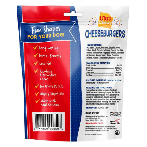 Ultra Chewy Cheeseburgers 3ct -   