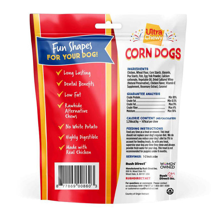 Ultra Chewy Corn Dogs 4ct -   