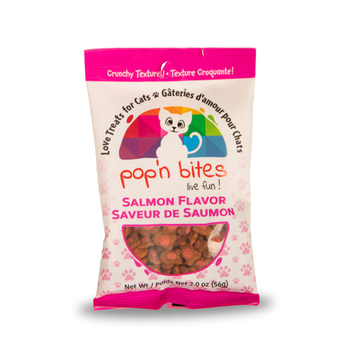 Pop'n Bites Salmon Flavor Cat Treats, 2 oz - Salmon Salmon 