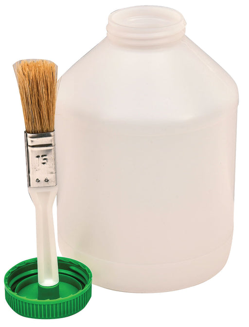 Hoof Oil Jar with Brush -   