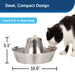 PetSafe Seaside Stainless Pet Fountain -   