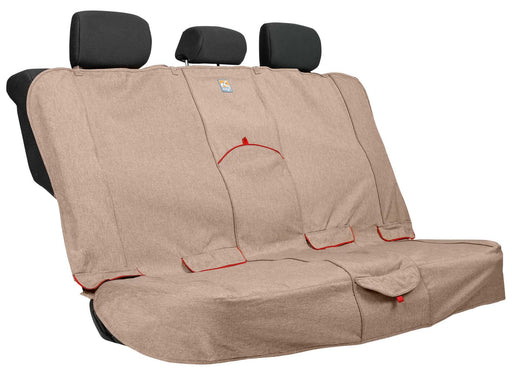 Kurgo Heather Bench Dog Seat Cover, One Size, Heather Nutmeg -   