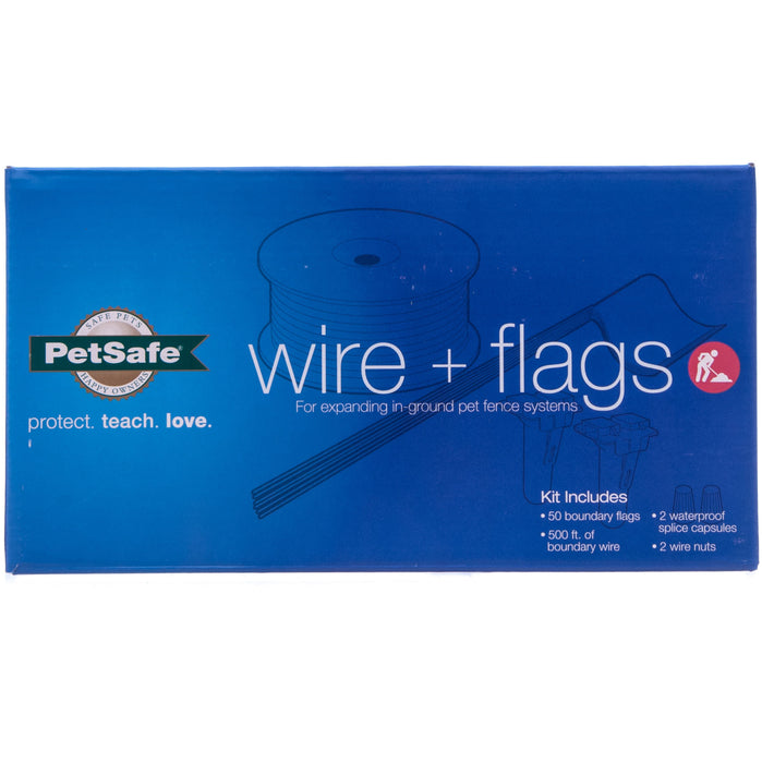 PetSafe Extra 500' Wire & 50 Boundary Flags -   