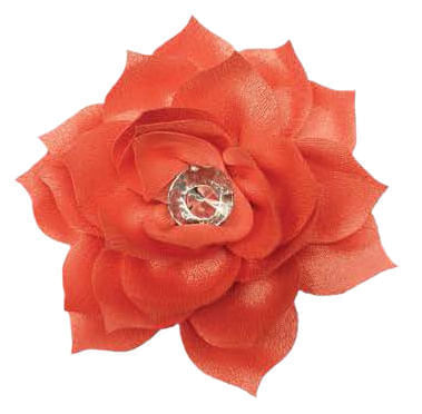 Posie Collar Slide - M/L Coral Posies Collar Slide  