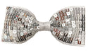 Sequin Bow Ties - Silver M/L Sequin Bow Tie  