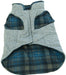 Blue Reversible Tweed/Fleece Coat, XLarge - Small Blue Tweed (Reversible) Coat  