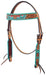 Rafter T Painted Cactus Browband Headstall -   