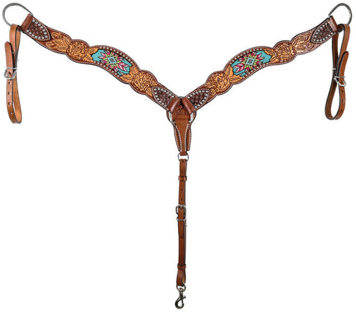 Rafter T Beaded Inlay Breast Collar -   