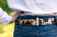 Rafter T Peppered Hide Ladies Belt - Large  