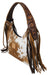 Rafter T Cowhide & Fringe Hobo Handbag -   