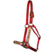 Personalized Nylon Halter, Standard (800-1100 lb) by Supreme Western - Red  